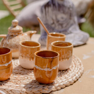 Tazas sin asa - Línea Mumbay - Set x 4